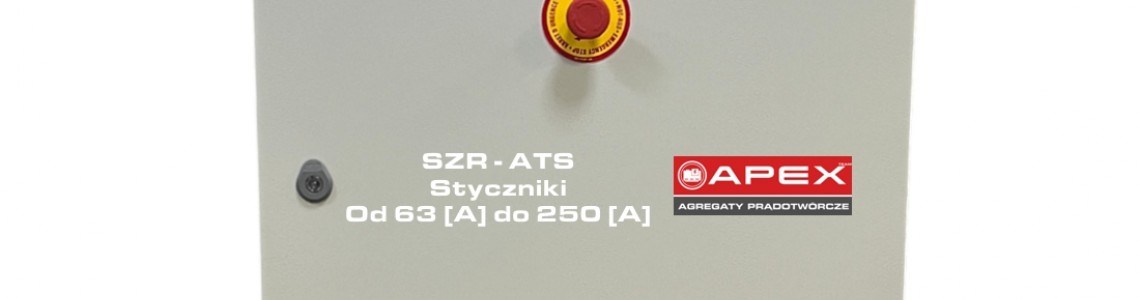 ATS - SZR - Kompletne układy SZR z własnym sterownikiem - na stycznikach przemysłowych - od 63 [A] do 250 [A]