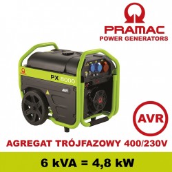 PRAMAC PX 8000 AVR 230/400V ER Electric Starter